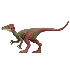 Jurassic World: Dominion Extreme Damage Feature Coelurus Exclusive Species, Double Sided Damage, Posable Authentic Carnivore, Physical & Digital Play, Gift Ages 3 Years & Up