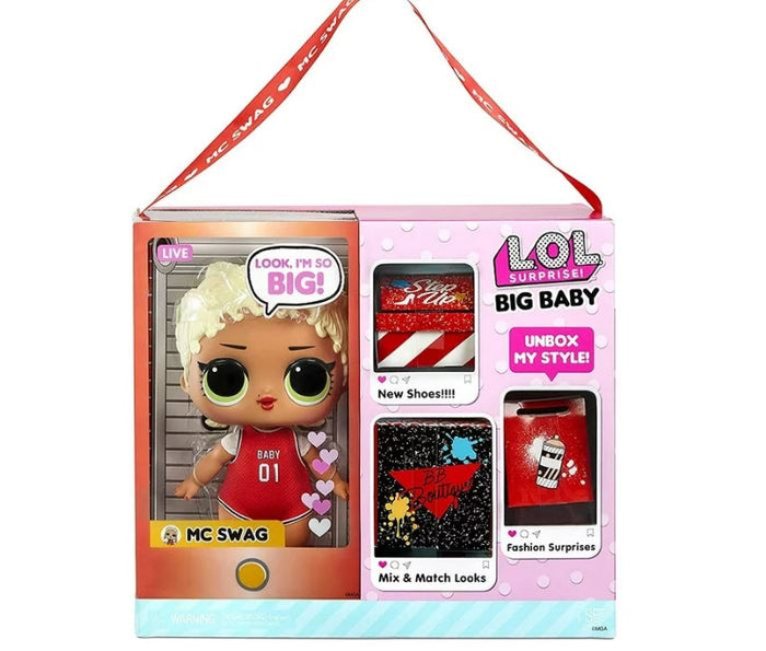 LOL Surprise Big Baby MC Swag 11-inch Doll With Accessories