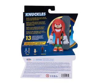 Sonic the Hedgehog Knuckles Action Figure Set, 2 Pieces