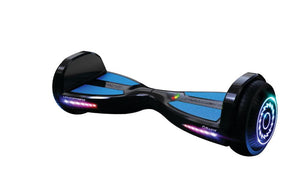 Razor Black Label Hovertrax Hoverboard for Kids Ages 8 and up - Black, Customizable Color Grip Tape & LED Lights, Up to 9 mph and 6-mile Range, 25.2V Lithium-Ion Battery, UL2272 Certified