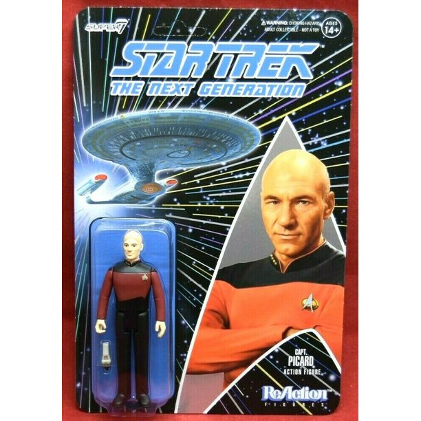 Captain Picard Star Trek Super 7 Reaction Figure