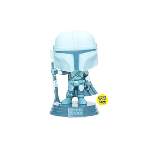 Funko Pop! Star Wars: The Mandalorian Hologram Glow-in-the-Dark #345 (EE Exclusive)