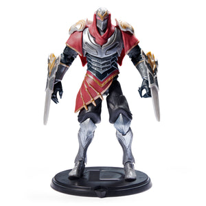 League of Legends, 6-Inch Zed Collectible Figure w/ Premium Details and 2 Accessories, The Champion Collection, Collector Grade, Ages 12 and Up