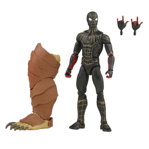 Marvel Legends Series Black & Gold Suit Spider-Man Collectible Action Figure