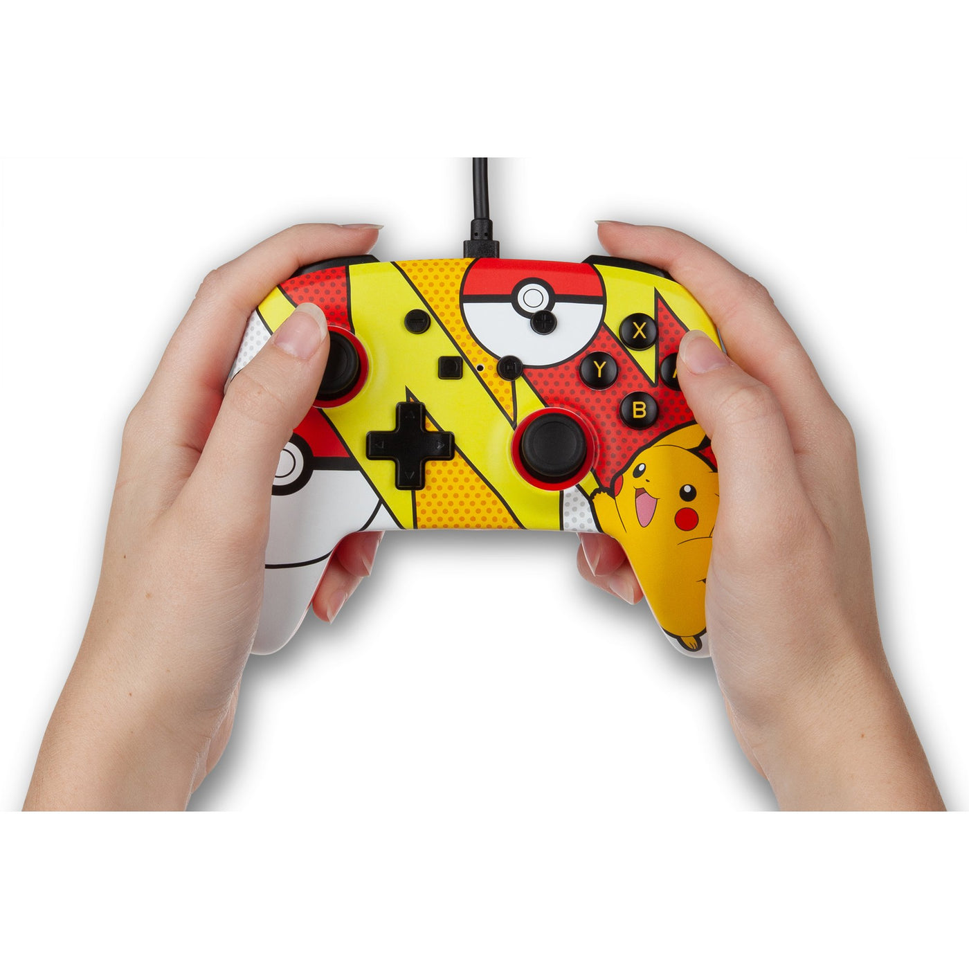  PowerA Pokemon Enhanced Wired Controller for Nintendo Switch -  Pikachu Lightning - Nintendo Switch : Video Games