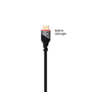 Monster LED Red Light 4k HDMI Cable - 6ft, Multiple Colors