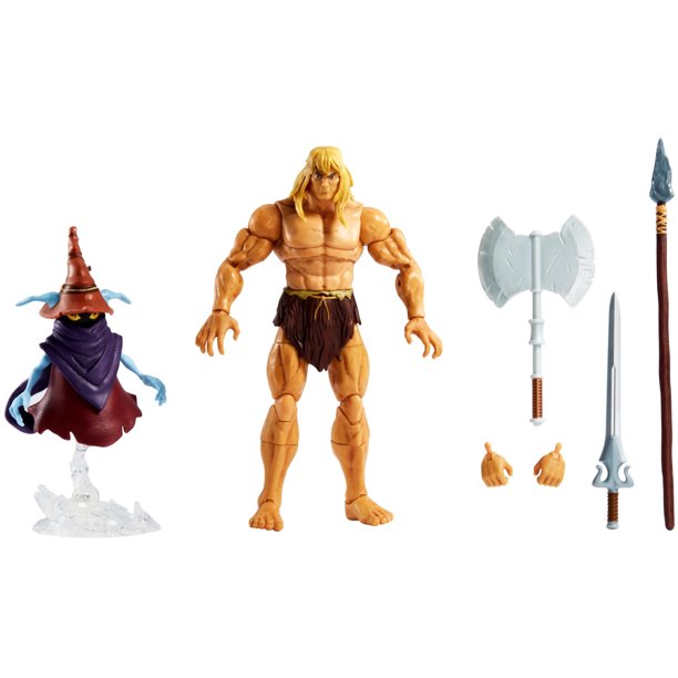 Masters of The Universe Masterverse Revelation Savage He-Man Action Figure, 7-in Collectible