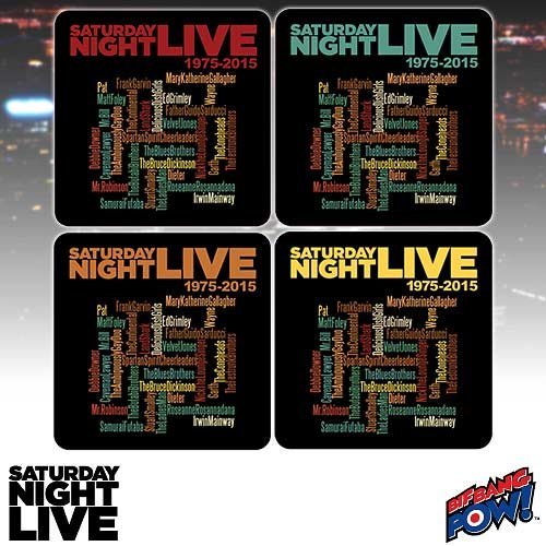 Saturday Night Live 40th Anniversary Coasters Set of 8