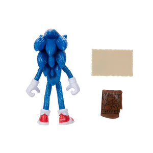 Sonic 2 Movie 4 Inch Figures Sonic with Map & Pouch