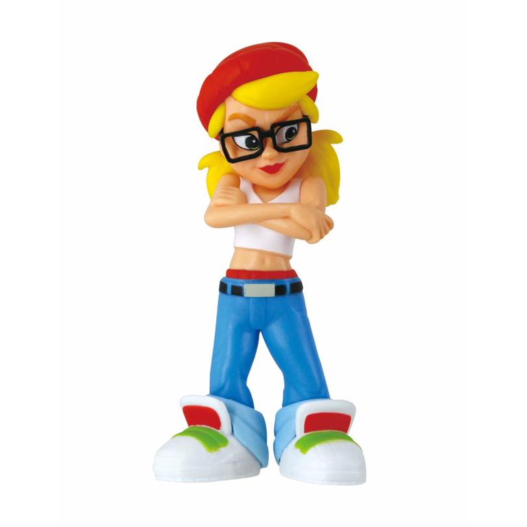 SUBWAY SURFERS SPRAY CREW JAKE-FRANK-TRICKY 4” FIGURE INSIDE THE CAN