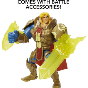 Masters of the Universe He-Man and The Masters of the Universe He-Man Action Figure, 5.5-inch Collectible Toy