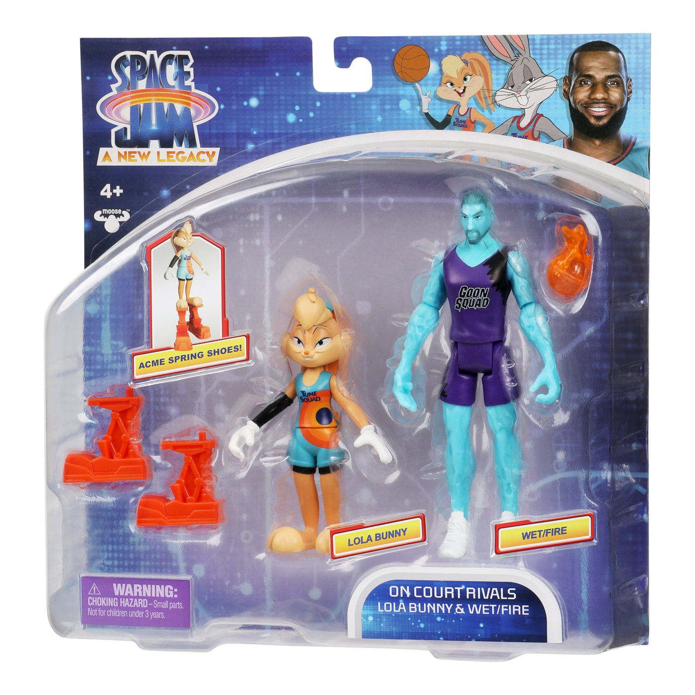 Space Jam: A New Legacy - 2 Pack - On Court Rivals - Lola & Wet/Fire – Zerg  Toys and Collectables