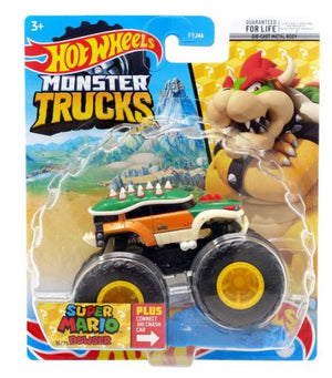 Hot Wheels Monster Trucks Super Mario Bowser 1:64 Scale Truck