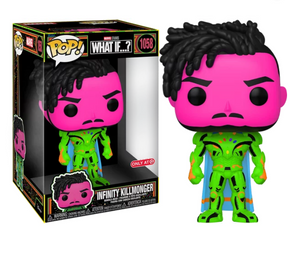 Funko POP! Marvel What If...? 10 Inch Infinity Killmonger #1058 [Blacklight, Jumbo] Target Exclusive