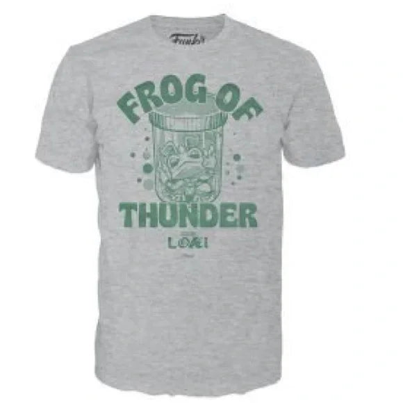 Funko POP! Marvel: Loki T-Shirt "Frog Of Thunder" Size Large