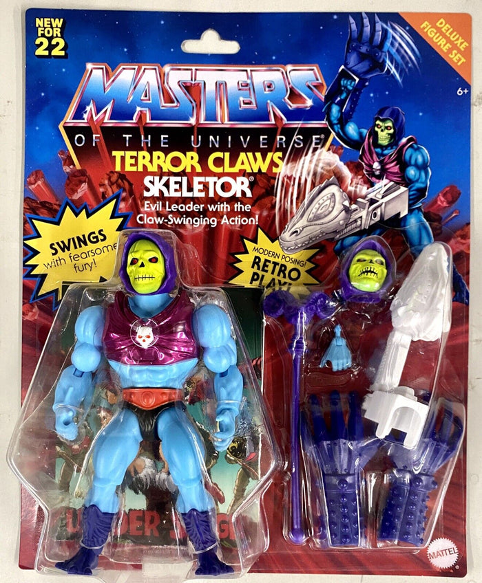 Masters of the Universe Origins Terror Claws Skeletor Action Figure Deluxe